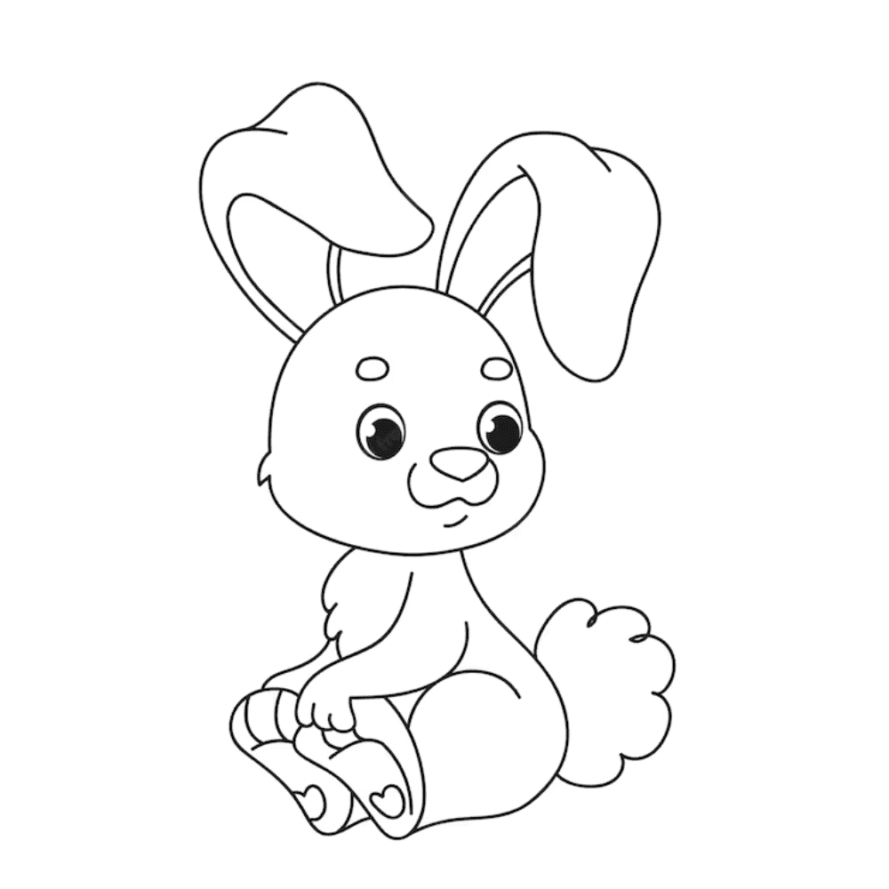 Rabbit coloring book - Gincolor Coloring Book Online